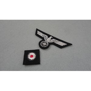 WH Panzer Field Cap Insygnia - Officer