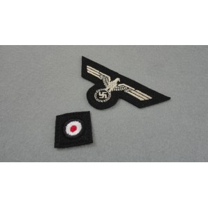 WH Panzer Enlisted Field Cap - Insygnia