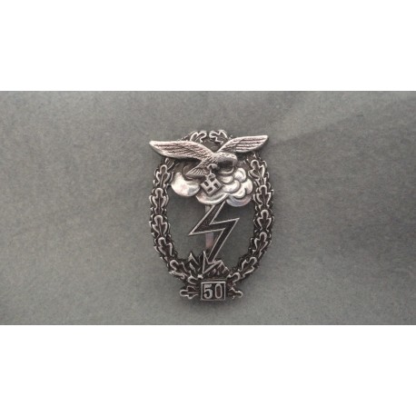 WW2 German Luftwaffe Ground Assault Badge-50 Actions-
