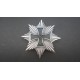 WW2 German Breast Big Star with Iron Cross - Silver