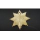 WW2 German Breast Big Star with Iron Cross - Gold